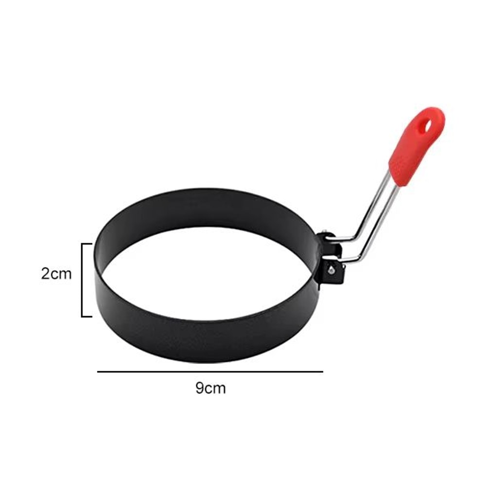 Professional Stainless Steel Egg Frying Ring For Perfect Round Eggs And Pancakes 10