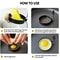 Professional Stainless Steel Egg Frying Ring For Perfect Round Eggs And Pancakes 2
