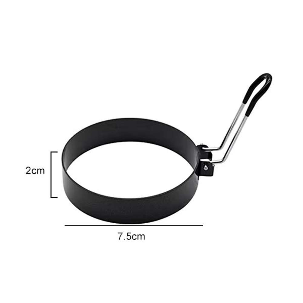 Professional Stainless Steel Egg Frying Ring For Perfect Round Eggs And Pancakes 6