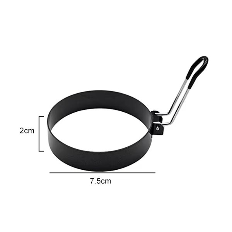 Professional Stainless Steel Egg Frying Ring For Perfect Round Eggs And Pancakes 6
