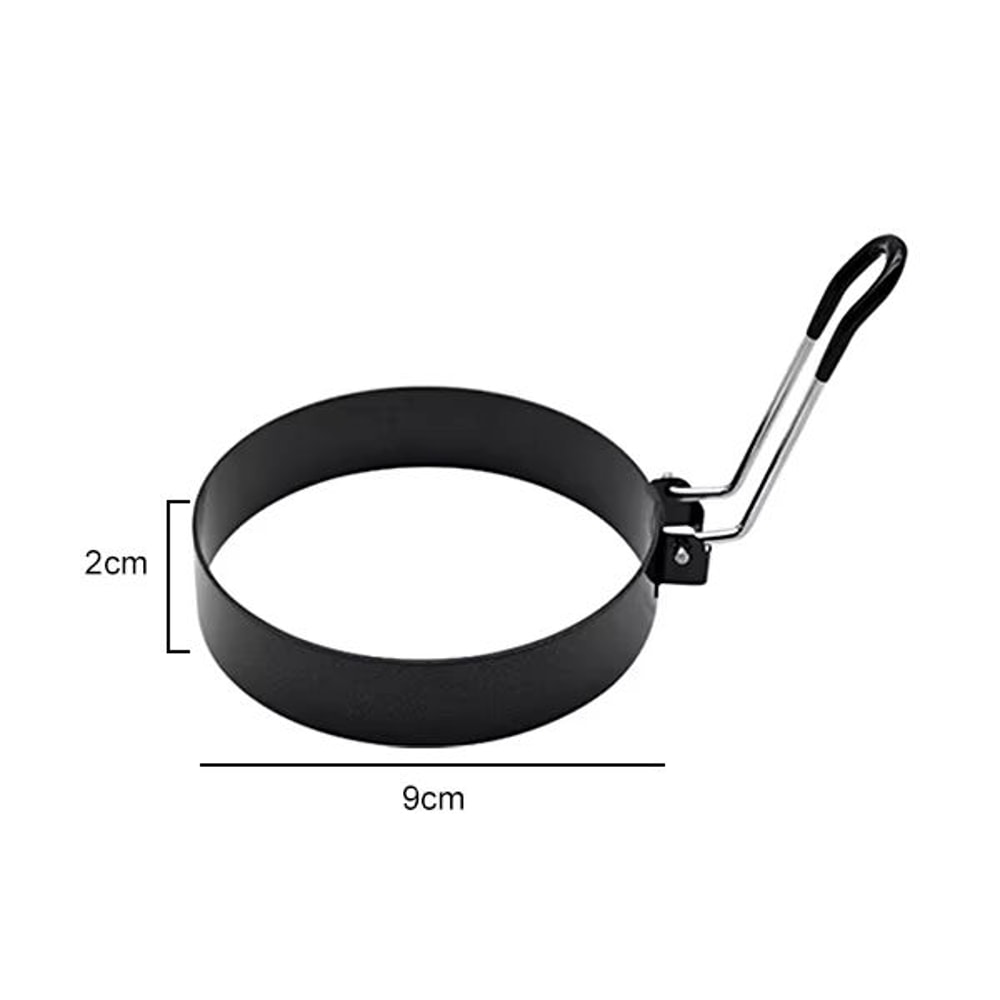 Professional Stainless Steel Egg Frying Ring For Perfect Round Eggs And Pancakes 7