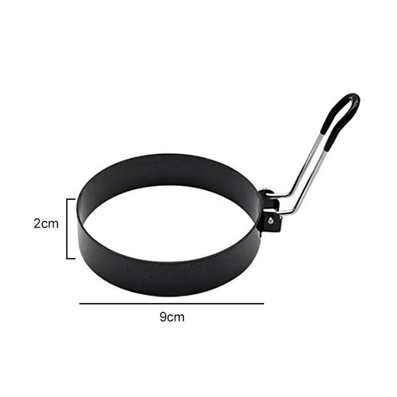 Professional Stainless Steel Egg Frying Ring For Perfect Round Eggs And Pancakes 7