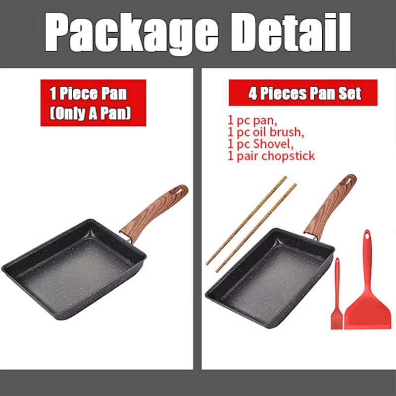Japanese Tamagoyaki Nonstick Omelette Pan For Perfect Rolled Eggs 5