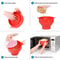 Silicone Microwave Popcorn Popper Collapsible BPA Free Popcorn Bowl With Lid 2