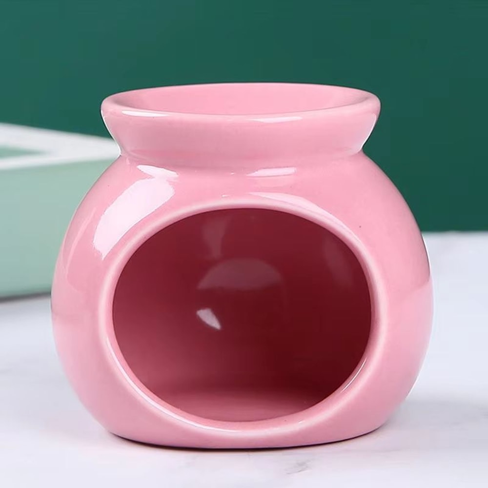Porcelain Essential Oil Aroma Burner Ceramic Candle Diffuser Minimalist Home Aromatherapy Decor 7