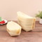 50 Piece Disposable Wooden Boat Plate Set Pine Wood Sushi Trays For Serving Snacks And Desserts 3