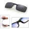 Polarized Clip On Sunglasses UV400 Day And Night Driving Glasses Attachment 1