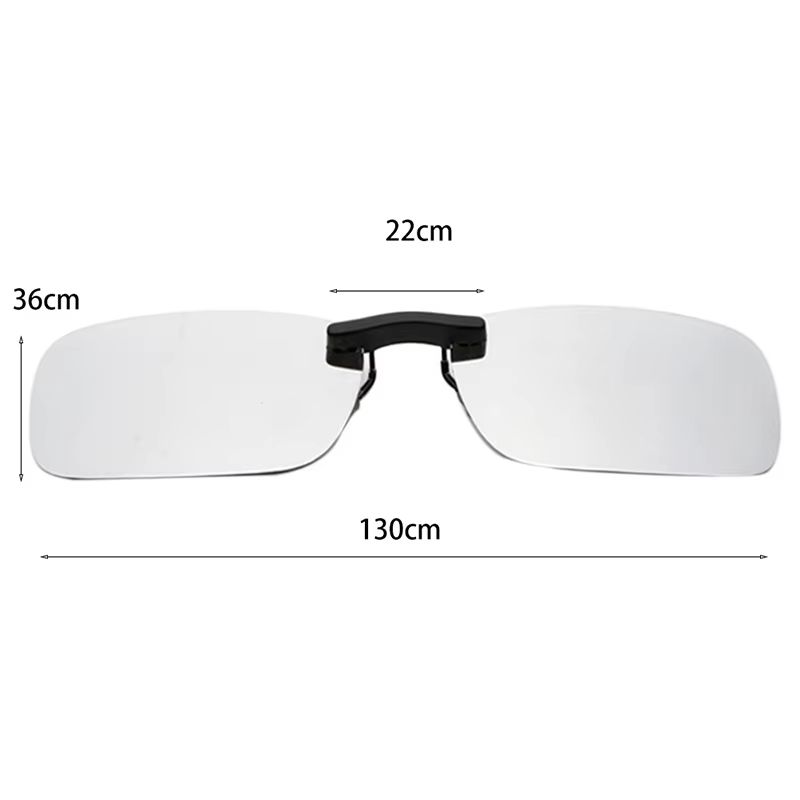 Polarized Clip On Sunglasses UV400 Day And Night Driving Glasses Attachment 3