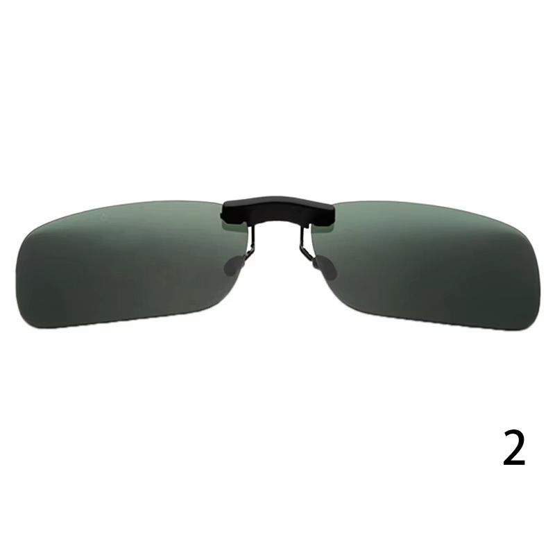Polarized Clip On Sunglasses UV400 Day And Night Driving Glasses Attachment 9
