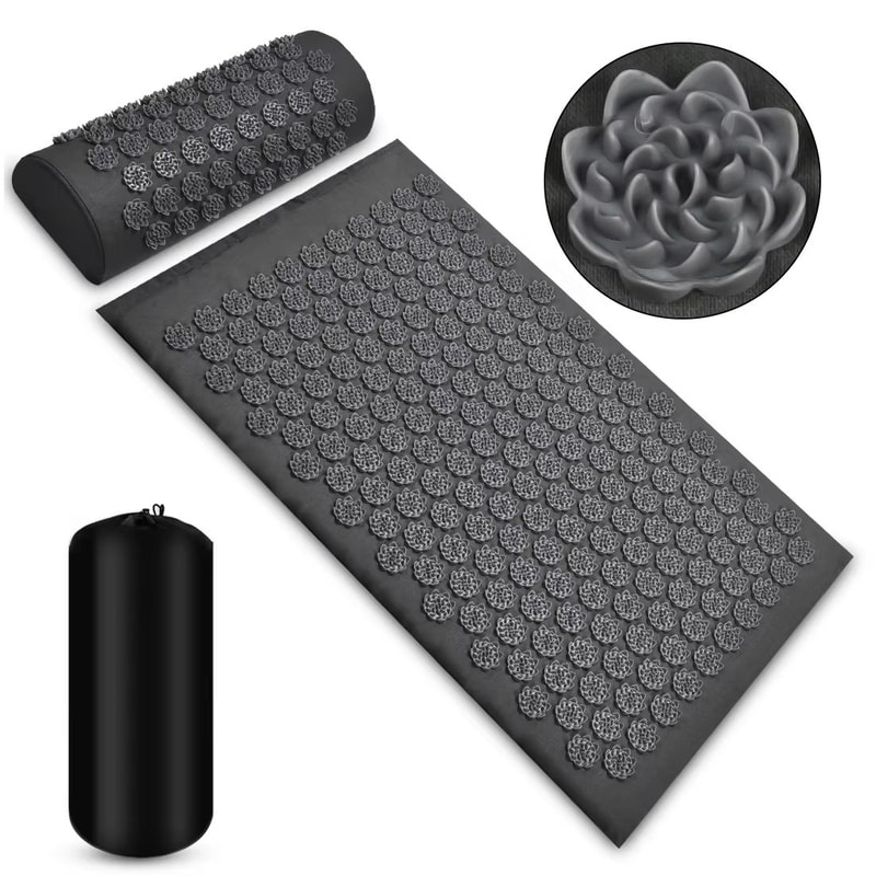 Acupressure Lotus Spike Massage Mat And Cushion Set For Neck Back Foot Relaxation And Yoga Recovery 8