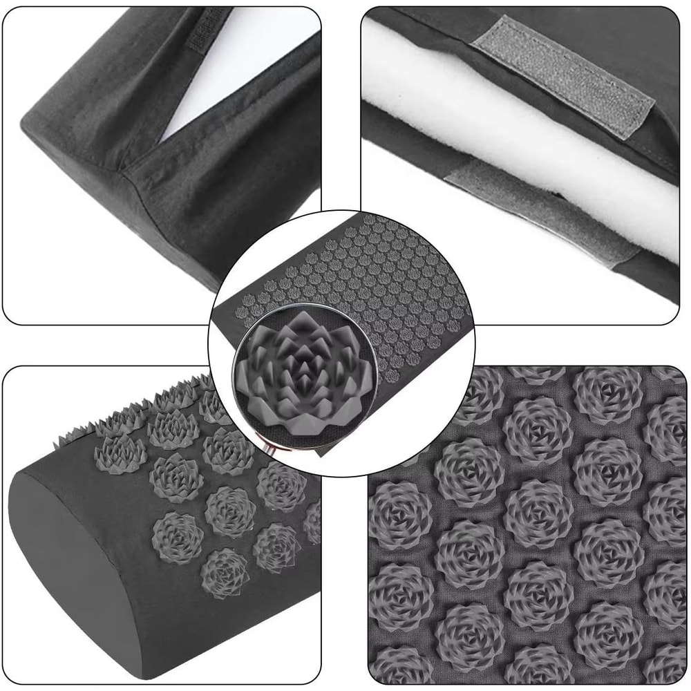 Shiatsu Acupressure Spike Massage Mat And Cushion Kuznetsov Style Applicator For Fitness Yoga And R 2