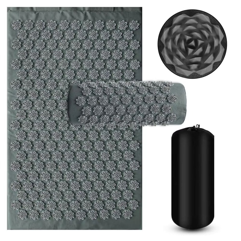 Shiatsu Acupressure Spike Massage Mat And Cushion Kuznetsov Style Applicator For Fitness Yoga And R 8