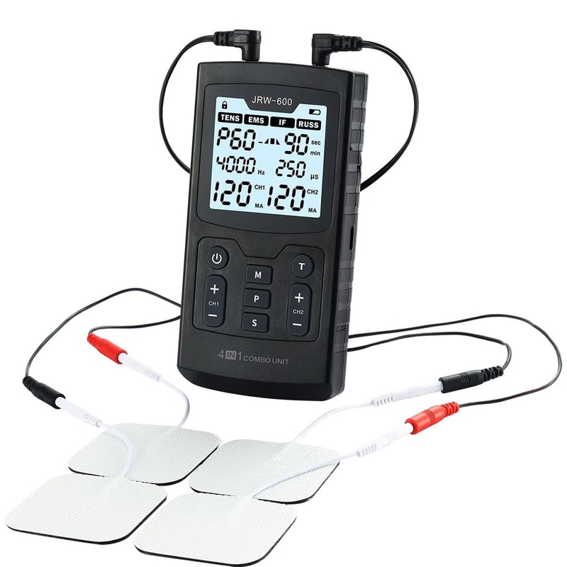 4 In 1 Electric Muscle Stimulator 60 Mode EMS TENS IFC RUSS Physiotherapy Therapy System 1