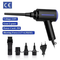500w cordless electric air duster handheld air blower and mini vacuum cleaner for electronics and car cleaning