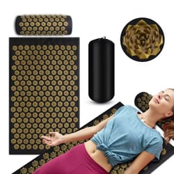 acupressure yoga mat with spike cushion kuznetsov style applicator for full body massage and fitness recovery