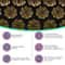 Acupressure Yoga Mat With Spike Cushion Kuznetsov Style Applicator For Full Body Massage And Fitnes 1