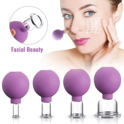 vacuum cupping glass jar cellulite massager facial and body suction cup for acupuncture and wellness care