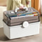 3 Layer Large Capacity Family Medicine Organizer Portable First Aid Storage Box With Handle 4