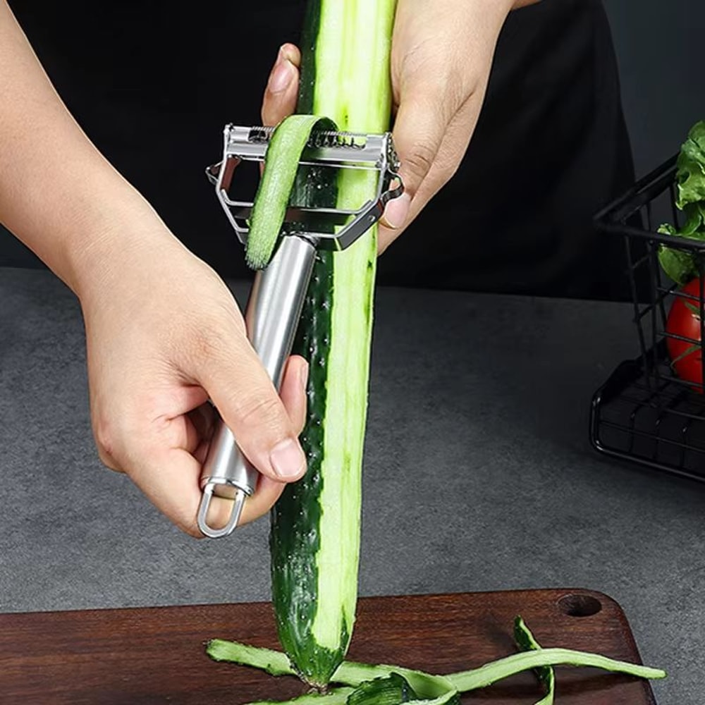 Multifunctional Stainless Steel Vegetable Peeler Potato Slicer And Carrot Shredder Tool 1