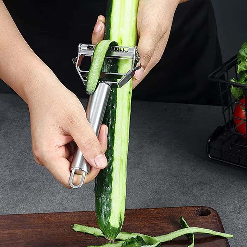 Multifunctional Stainless Steel Vegetable Peeler Potato Slicer And Carrot Shredder Tool 1