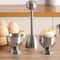 Stainless Steel Egg Shell Opener Egg Topper Cutter With Cup Holder For Hard And Soft Boiled Eggs 3