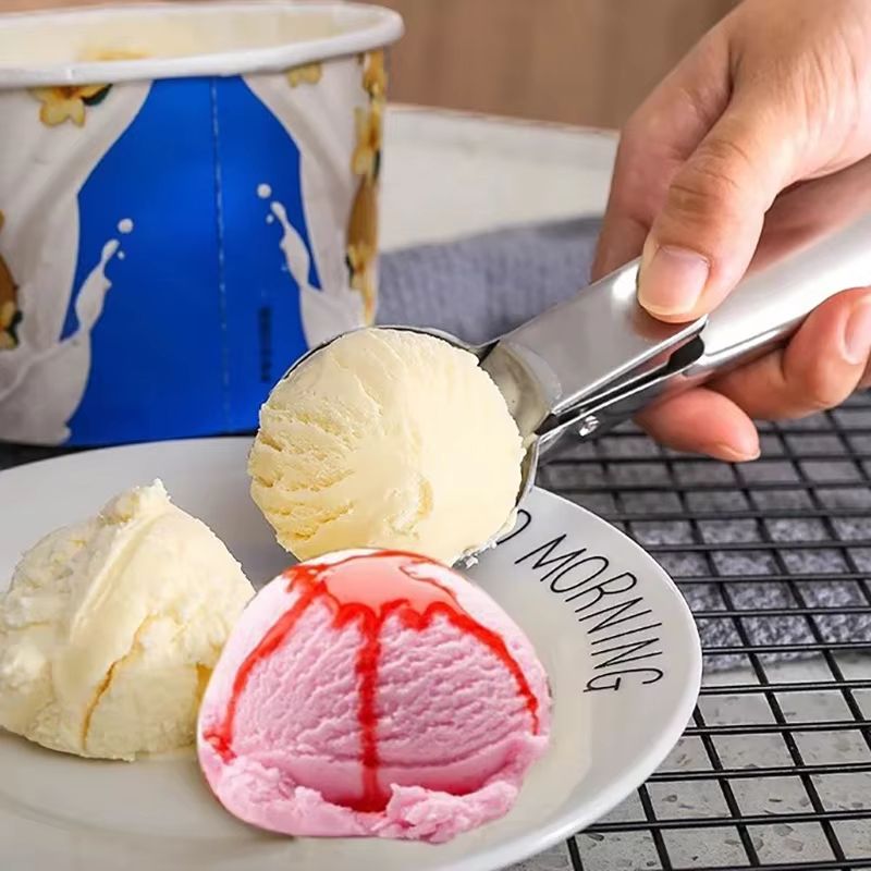 Stainless Steel Ice Cream Spoon Scoop Ball Shaper For Ice Cream Gelato And Frozen Yogurt 1