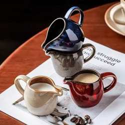 3oz small ceramic milk jug creamer pitcher mini sauce and coffee cream jug