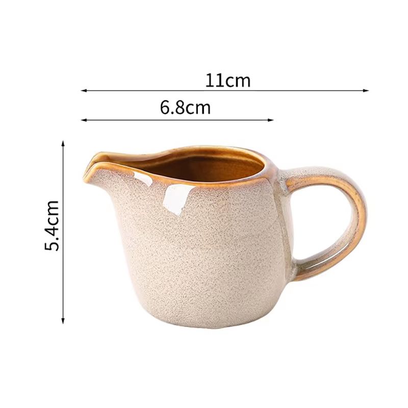 3oz Small Ceramic Milk Jug Creamer Pitcher Mini Sauce And Coffee Cream Jug 7