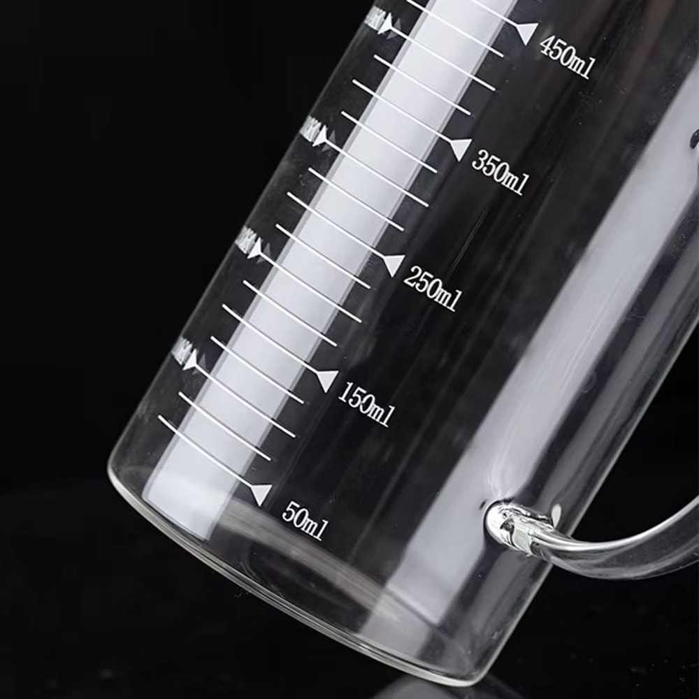 Glass Measuring Cup With Handle High Borosilicate Kitchen Measuring Jug For Baking Coffee And Milk 3
