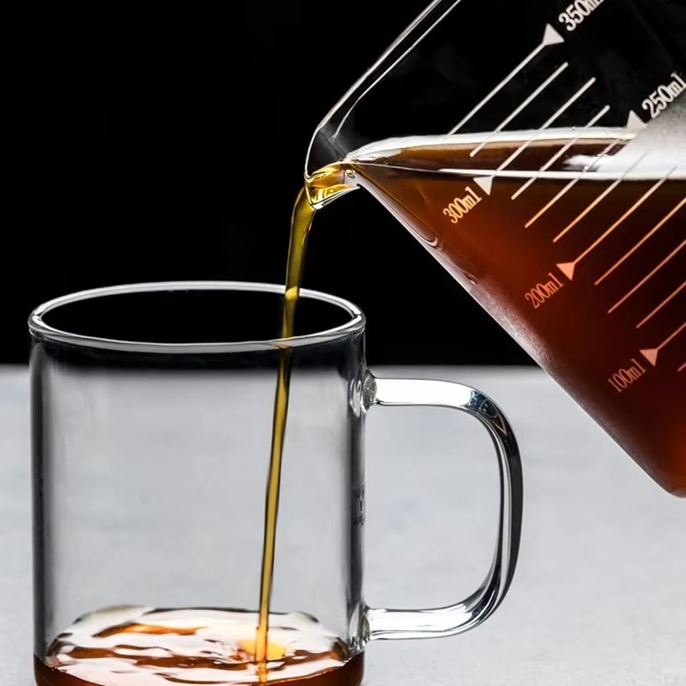 Glass Measuring Cup With Handle High Borosilicate Kitchen Measuring Jug For Baking Coffee And Milk 5