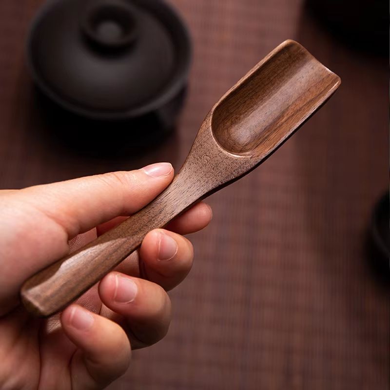 Wooden Tea Spoon Scoop Japanese Style Tea Shovel For Matcha Puer And Kung Fu Tea 2
