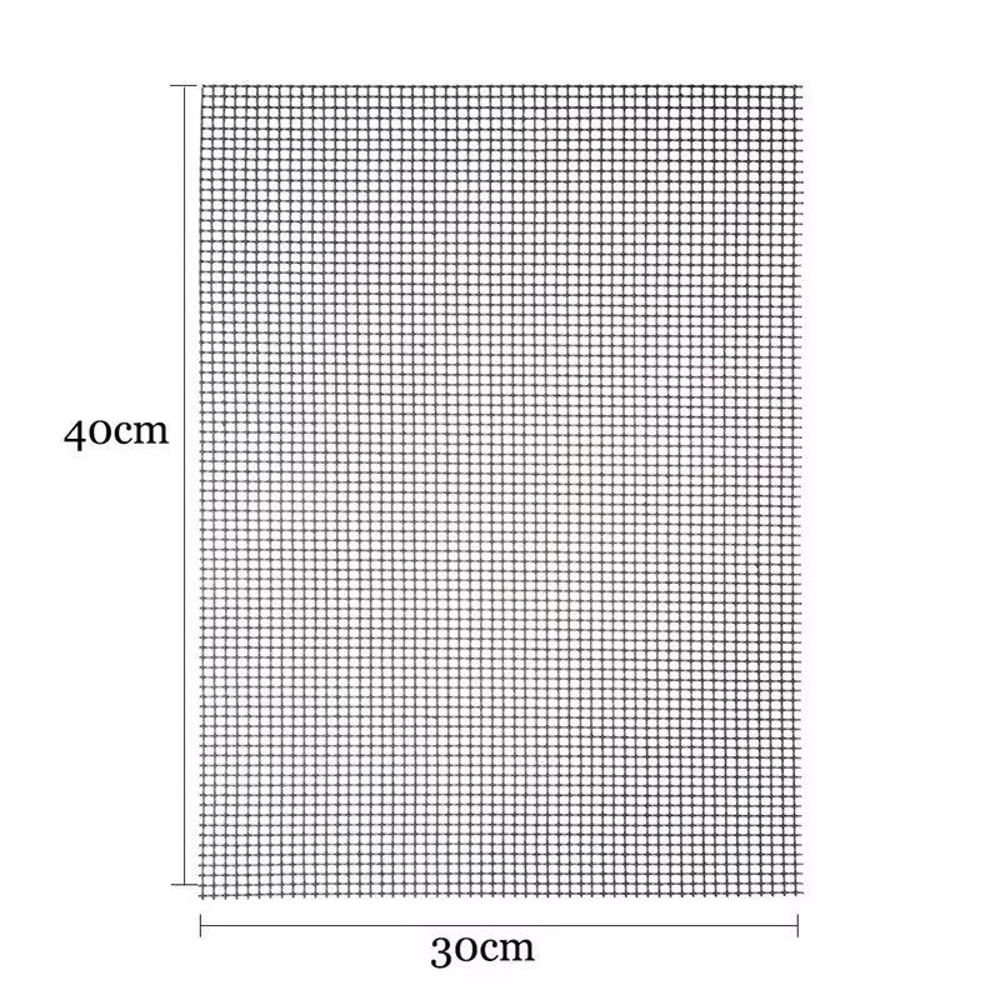 Reusable BBQ Grill Mat Non Stick Barbecue Mesh Sheet For Grilling Baking And Outdoor Cooking 6