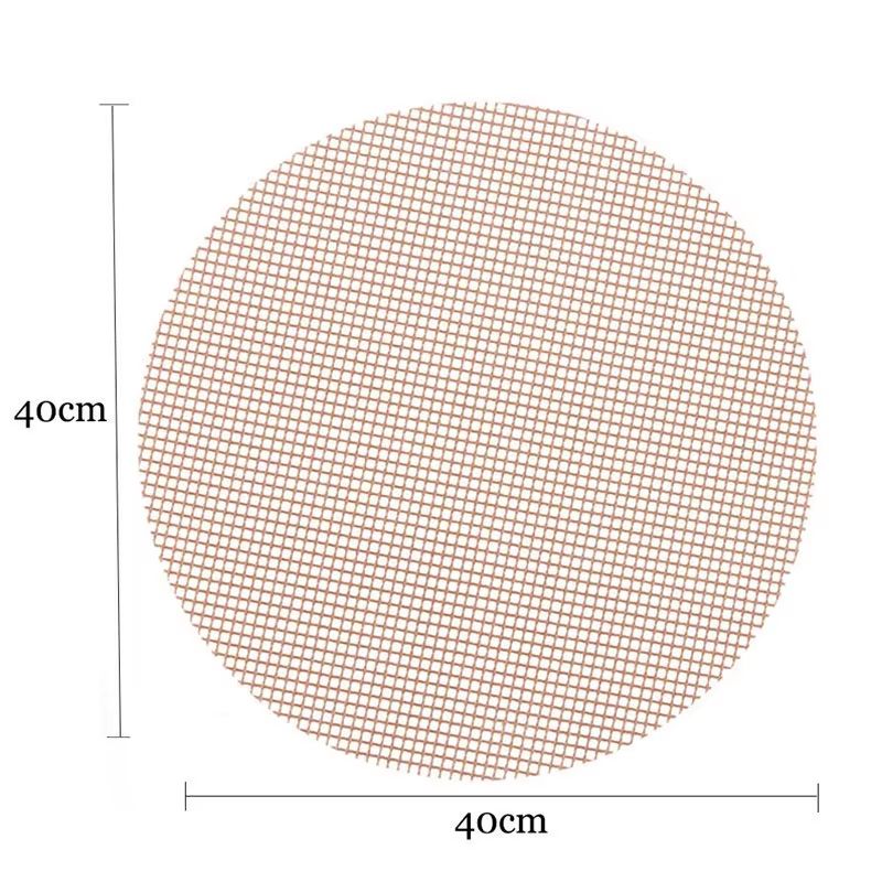 Reusable BBQ Grill Mat Non Stick Barbecue Mesh Sheet For Grilling Baking And Outdoor Cooking 9