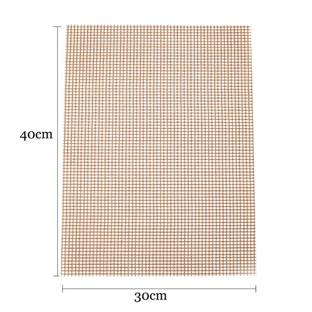 Reusable BBQ Grill Mat Non Stick Barbecue Mesh Sheet For Grilling Baking And Outdoor Cooking 8