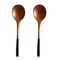 Japanese Style Wooden Spoon Set Small Dessert Soup And Coffee Spoons For Everyday Tableware 10