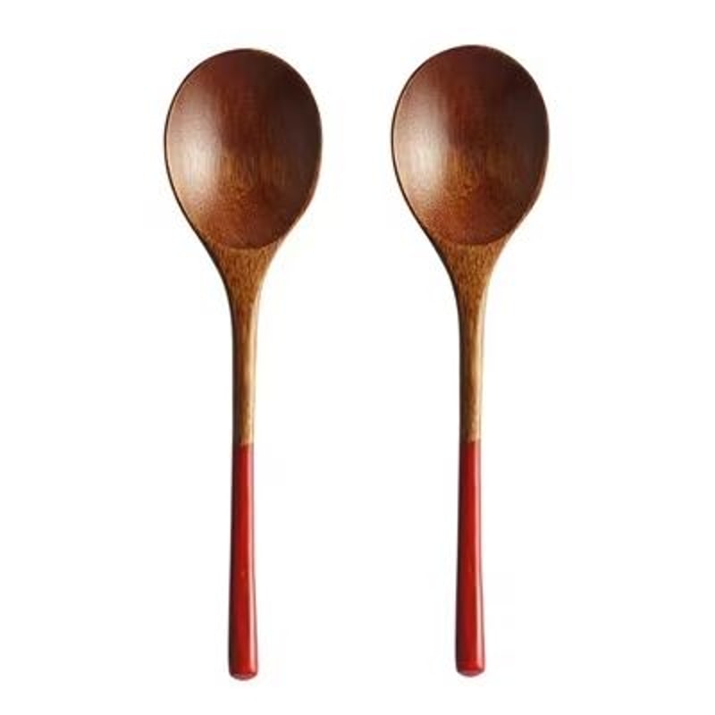 Japanese Style Wooden Spoon Set Small Dessert Soup And Coffee Spoons For Everyday Tableware 11