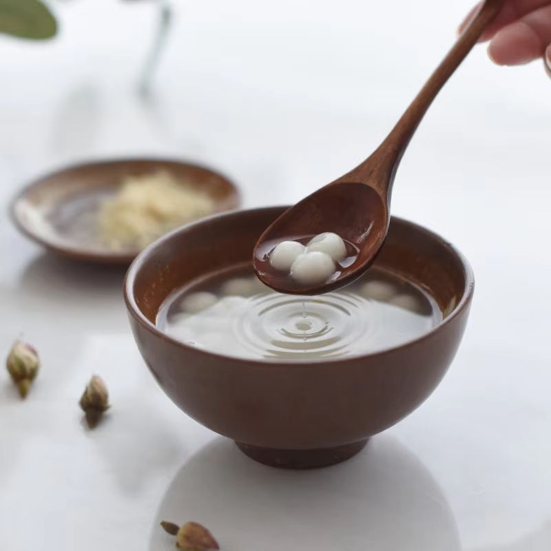 Japanese Style Wooden Spoon Set Small Dessert Soup And Coffee Spoons For Everyday Tableware 1