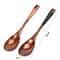 Japanese Style Wooden Spoon Set Small Dessert Soup And Coffee Spoons For Everyday Tableware 4
