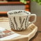 Ceramic Coffee Mug Leaf Pattern Porcelain Tea Cup For Home And Office Use 6