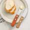 2 Piece Butter Knife Set Wooden Handle Jam And Cheese Spreaders For Kitchen And Kids Use 0