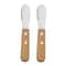 2 Piece Butter Knife Set Wooden Handle Jam And Cheese Spreaders For Kitchen And Kids Use 8