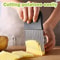 Stainless Steel Potato Cutter Slicer Crinkle Wavy French Fry And Vegetable Cutting Tool 1