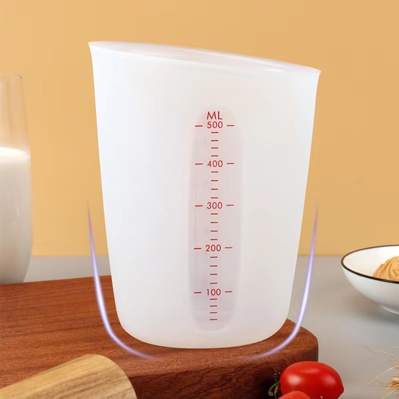 Flexible Silicone Measuring Cup Squeeze Pour Baking And Cooking Cup For Milk Chocolate And Butter 1