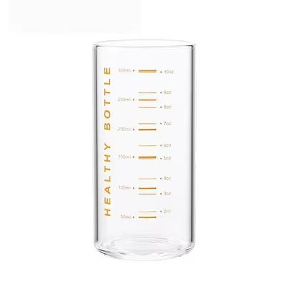 Graduated Glass Cup Clear Measuring Drinking Glass For Coffee Tea Milk And Juice 9