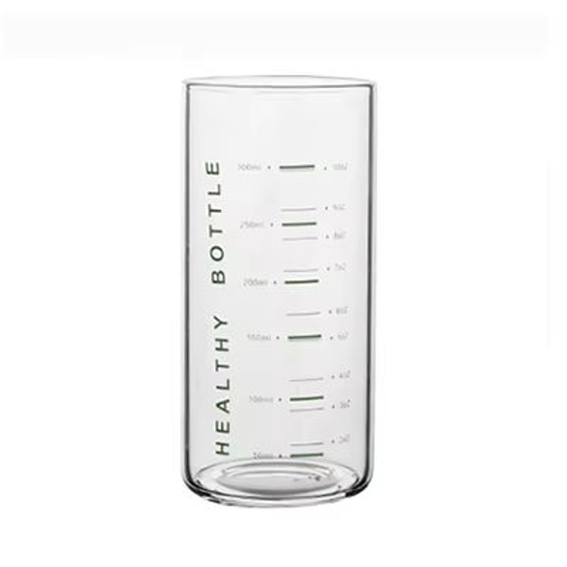 Graduated Glass Cup Clear Measuring Drinking Glass For Coffee Tea Milk And Juice 6