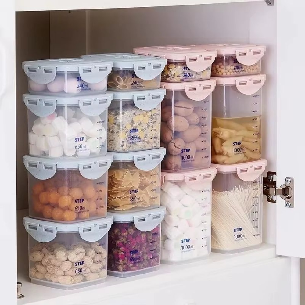 Airtight Food Sealed Jar Storage Bottle For Grains And Dry Goods Fresh Keeping Container 2