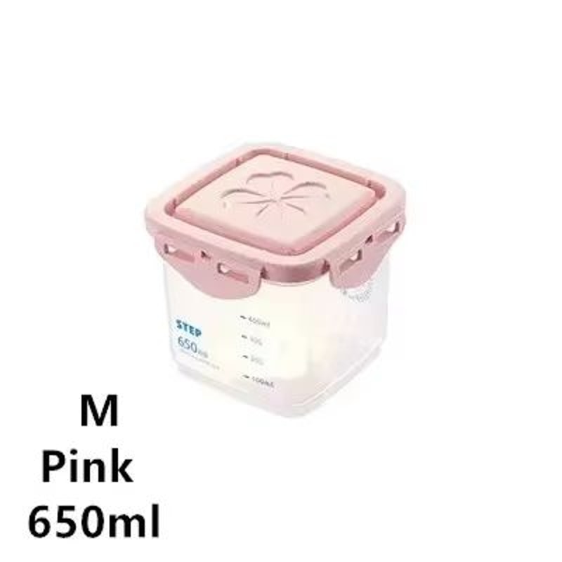 WBBOOMING Airtight Plastic Sealed Canisters Set With Multiple Capacities For Kitchen Food Storage 10