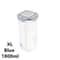 WBBOOMING Airtight Plastic Sealed Canisters Set With Multiple Capacities For Kitchen Food Storage 11