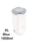 WBBOOMING Airtight Plastic Sealed Canisters Set With Multiple Capacities For Kitchen Food Storage 11