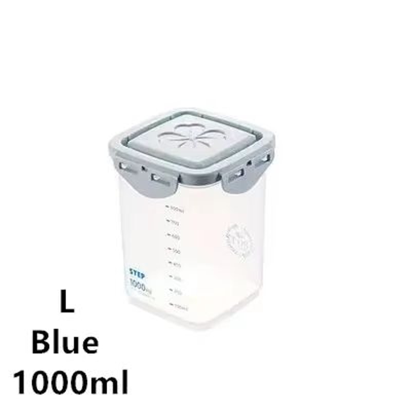 WBBOOMING Airtight Plastic Sealed Canisters Set With Multiple Capacities For Kitchen Food Storage 12